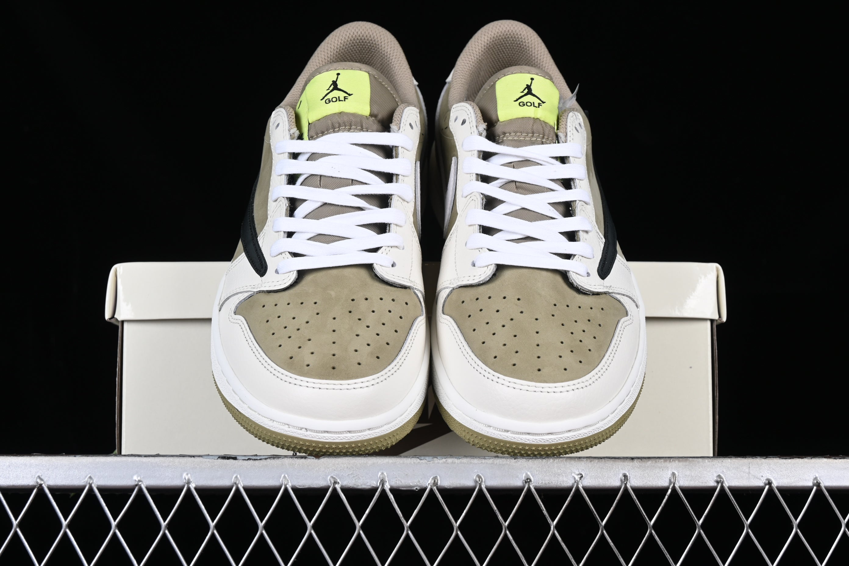 Jordan 1 Golf Travis Scott Neutral Olive